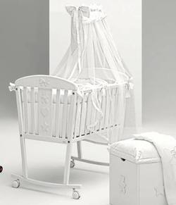 MIBB кроватка-люлька BLANCHE LUMIERE White 459Lem