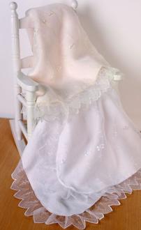Clair de Lune шаль Antoinette White CL4302
