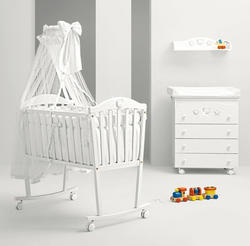 MIBB ліжечко-люлька SCINTILLA White 269wem