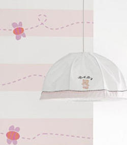 MIBB абажур POPPY BABY Pink 631Tpem