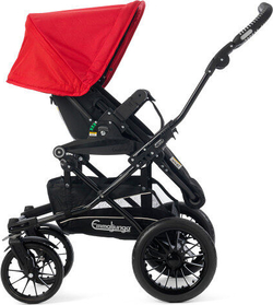 Emmaljunga захист від сонця для прогулянкової коляски Viking і Super Viking Black/Red 50422em