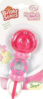 Kids II брязкальце-прорізувач Pretty In Pink 8836
