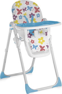Bertoni стульчик для кормления Siesta Butterfly and flowers blue 15454ber