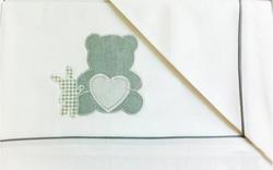 MaryBaby ковдра флісова з аплікацією Cuoricino MaryBaby Cuoricino 47COP/CUOR/G