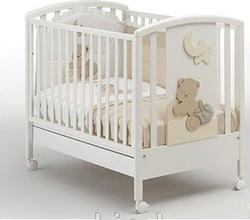 MIBB BABI кроватка white/beige MIBB BABI кроватка white/beige 552em