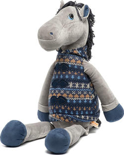 ORANGE мягкая игрушка Конь в свитере Грей 80 см ORANGE мягкая игрушка Конь в свитере Грей 80 см 3012/45