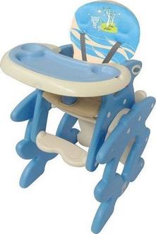 Alexis стільчик для годування Babymix JMD-008MB blue-cream 17324ber