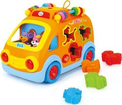 Huile Toys развивающая игрушка-сортер Веселый автобус 988afk