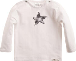 Noppies кофта Melanie белая 74 67303-C001-74