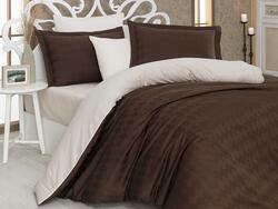 Hobby постільна білизна Exclusive Sateen Diamond євро Bulut коричневый/кремовый 118188_2,0bt