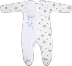 Garden baby комбинезон великан "Little star" молочный 80 молочный звездочки 10604-07-80-молочний зірочки