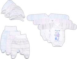 Garden baby комплект "Fanny day", полоска кофейная 56 50016-07-56-смужка