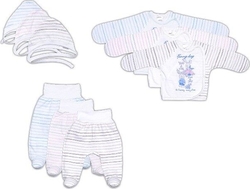 Garden baby комплект з 3 предметів "Funny day", смужка кавова 56 50017-07-56-смужка