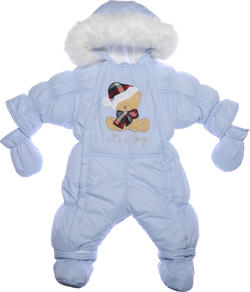 Garden baby комбінезон-трансформер "Ластенок" блакитний 68 голубой 101010-36/32-68-голубой