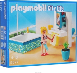 Playmobil конструктор линейки «Кукольный дом» Современная ванная комната 5577ep