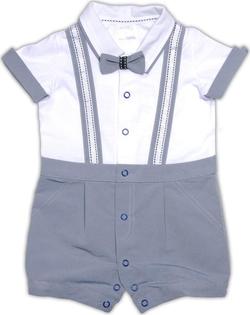 Garden baby пісочник з підтяжками "Екзотичний острів" 86 20083-03/40-86-біло/сірий