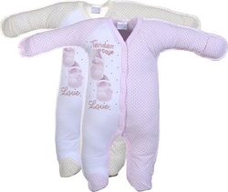 Garden baby комбінезон малютка "Улюблені туфельки", рожевий 56 10771-03-56-рожевий горох