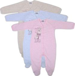 Garden baby комбинезон кери "My shoes", голубой меланж 68 10173-03-68-блакитний меланж