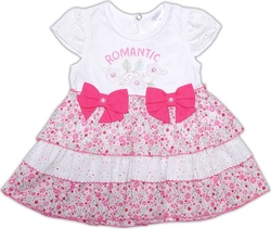 Garden baby боди-платье "Цветочный автомобильчик" 68 19346-16-68-білий/квіточки