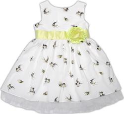 Garden baby платье "Полет ласточки" 92 45034-41-92-білий ластівки