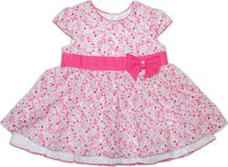 Garden baby платье "Цветочный автомобильчик" 80 45040-12-80-білий/квіточки