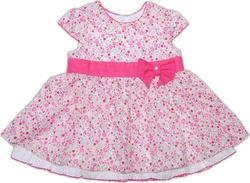 Garden baby платье "Цветочный автомобильчик" 80 45040-12-80-білий/квіточки