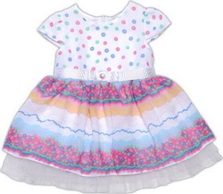 Garden baby платье "Сладкая мечта"  80 45041-41-80-горох на рожев.