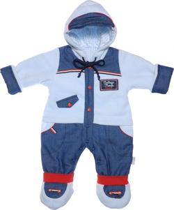 Garden baby комбинезон "Джинс", голубой/джинс 56 10221-01/26-56-блакитний/джинс
