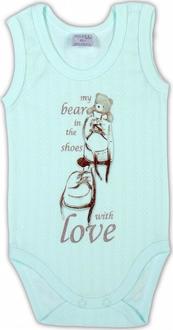 Garden baby боди-майка зеленая 74 19139-88-74-ментол