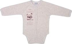 Garden baby боди "Игра в прятки", бежевый меланж 68 19512-02-68-бежевий меланж