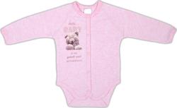 Garden baby боди "Игра в прятки", розовый меланж 74 19512-02-74-рожевий меланж