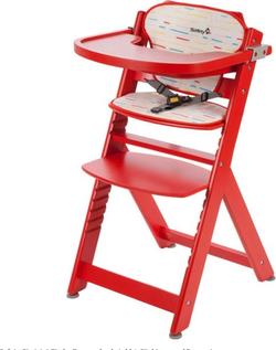 Safety 1st стульчик для кормления Timba (с подушкой) красный с подушкой Redline 2760260000
