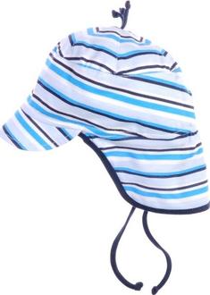 Garden Baby шапка с козырьком и пелериной, сине-голубой 44 25400-03-44-сине-голубой