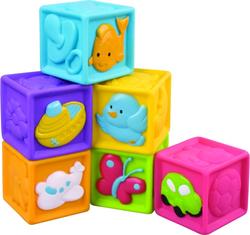 Redbox дитячі м'які кубики з тваринами, 6 шт. кубики с животными 23305-2ep