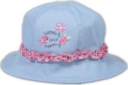 Garden baby панама "Квітковий автомобільчик", блакитний 44 25162-40-44-голубой