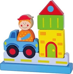 Viga Toys пазл деревянный, на магнитах  Город 59703afk