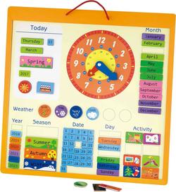 Viga Toys магнитный календарь на английском языке 50377afk