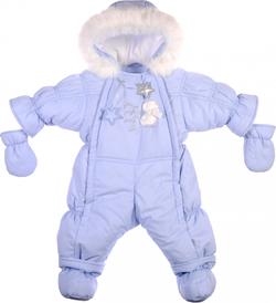 Garden baby комбинезон-трансформер "Ластенок" голубой 68 голубой 101010-36/32-68-голубой
