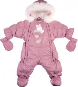 Garden baby комбинезон-трансформер "Ластенок" темно-розовый 68 101010-36/32-68-темно-розовый
