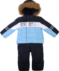 Garden baby комбінезон "Street" блакитний / темно-синій 80 101008-36/26-80-голубой/ тёмно синий
