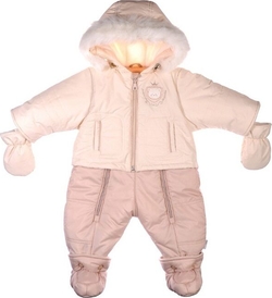 Garden baby комбінезон "Твікс", пряженого молока / кремовий 68 101011-36/60-68-топленное молоко/кремовый