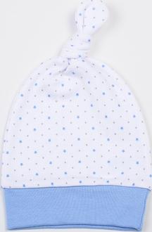 Верес шапочка-узелок Hello Bunny white-blue 44 106-2.47.44