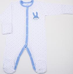 Верес комбінезон Hello Bunny white-blue 56 101.47.56