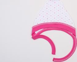 Верес чепчик Hello Bunny white-pink 38 105.45.38