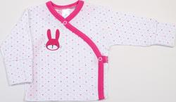 Верес распашонка Hello Bunny white-pink 56 103.45.56