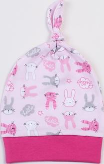 Верес шапочка-вузлик Hello Bunny pink 42 106-2.44.42