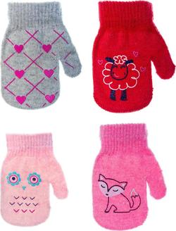 YO варежки детские R-115A/GIRL, в ассортименте 10 R-115A/GIR/10