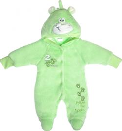 Garden baby комбинезон махра, зелёный 68 10432-25/32-68-зеленый