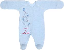 Garden baby комбинезон "Слоники" голубой меланж 56 10775-07-56-голубой меланж