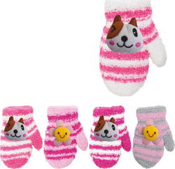 YO варежки детские R-100A/GIRL, в ассортименте 12 R-100A/GIR/12